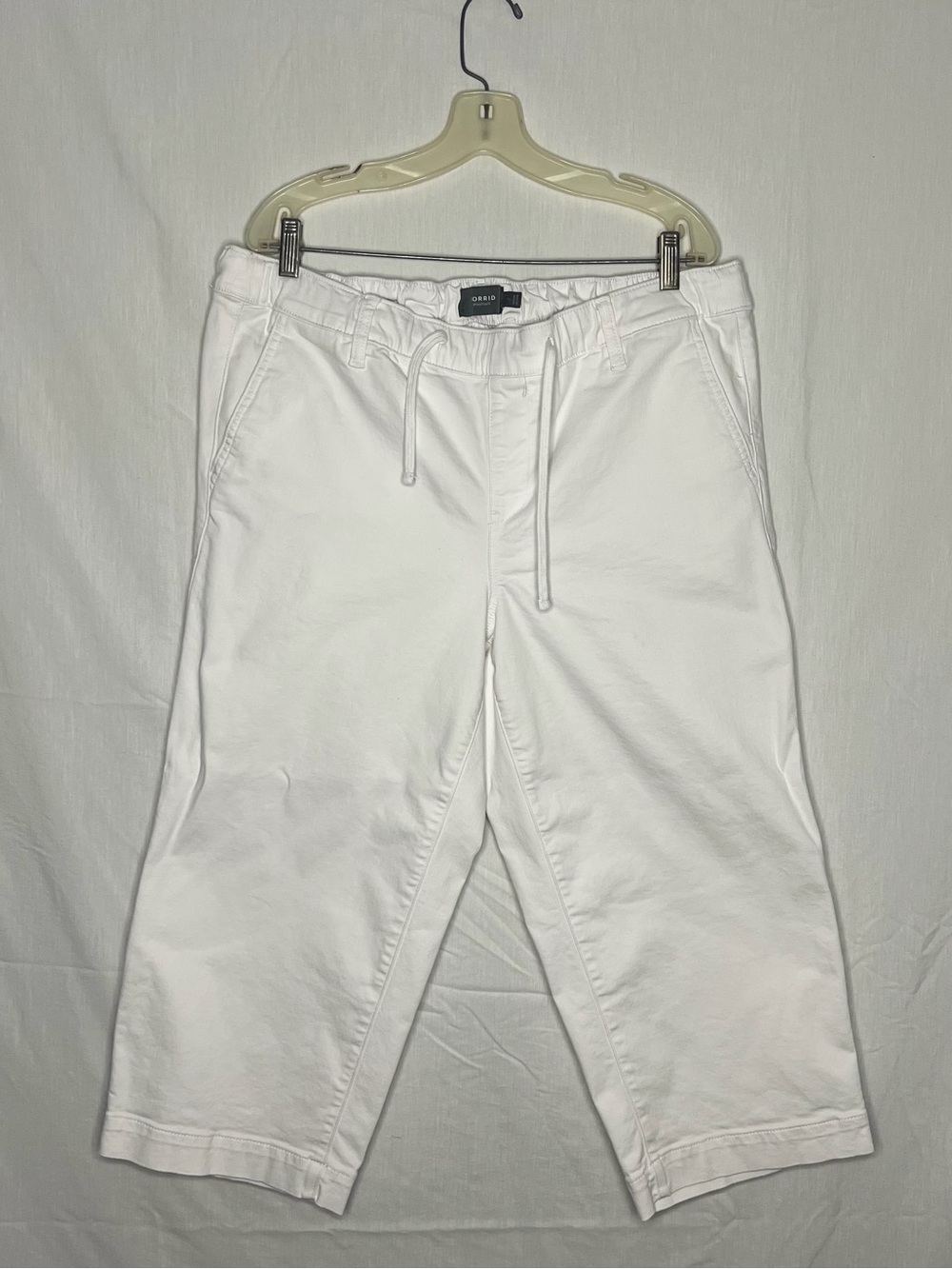 Torrid White Pull-On Wide Leg Crop Pants Size 2 Plus Size